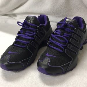 Custom black and purple Nike Shox!